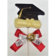 Graduate Hat & Diploma Lolly